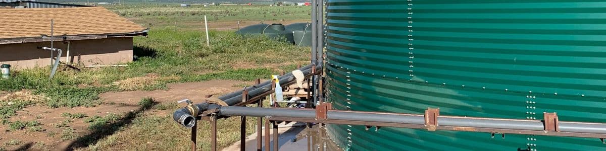 Quick-fill station in agricultural setting
